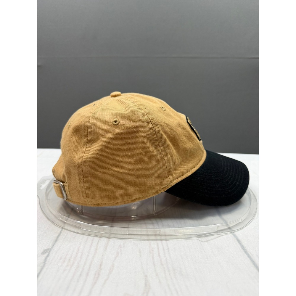 New Orleans Saints Reebok NFL Hat Mens Tan Black Louisiana Fleur De Lis OSFM - Picture 4 of 8